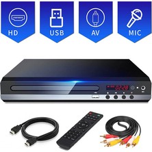 Sagrado DVD Oynatıcı 1080P Hd Ev DVD Oynatıcı Kutusu Tv Için Tüm Bölge Ücretsiz DVD Cd-Disk Oynatıcı Av Çıkışı Evd Oynatıcı--Ab Tak (Yurt Dışından)