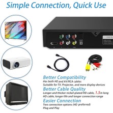 Sagrado DVD Oynatıcı 1080P Hd Ev DVD Oynatıcı Kutusu Tv Için Tüm Bölge Ücretsiz DVD Cd-Disk Oynatıcı Av Çıkışı Evd Oynatıcı--Ab Tak (Yurt Dışından)