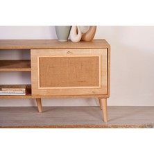 Vow Home Living Mount Jüt Kumaş 2kapaklı Tv Ünitesi