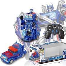 Tuengi Store Şarjlı Uzaktan Kumandalı Transformers Araba Optimus Prime Robota Dönüşen Tır