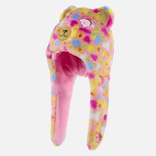 Nikadu Wedze Çocuk Kayak Beresi - Peru Tipi - Pembe / Mavi / Sarı