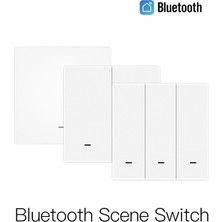 Gorgeous Fiziksel Düğme Duvar Işık Anahtarı ile Bluetooth Anahtarı 3 Grup Çalışması (Yurt Dışından)