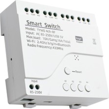 Gorgeous Akıllı Wifi Motor Anahtar Modülü 433 Uzaktan Kumanda Rölesi, AC85-250V (Yurt Dışından)