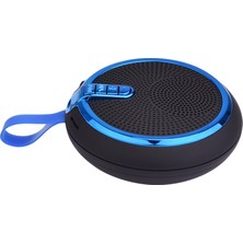 Gorgeous Bluetooth Hoparlör Kablosuz Taşınabilir Dış Mekan Hoparlörü 3D Stereo (Gümüş) (Yurt Dışından)