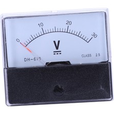 Betty Becky DH-670 Doğruluk Dc 30V Analog Panel Metre Voltmetre & Dc 0-50A Analog Amp Metre Ampermetre Akım Paneli + 50A 75MV Şönt Direnç (Yurt Dışından)