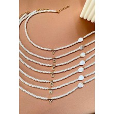 Sose Moda I Harfli Incili Tasarım Kolye