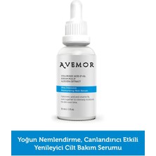 Avemor Yoğun Nemlendirme,Canlandırıcı Etkili Yenileyici Bakım Serumu 30 Ml (Hyaluronıc Acıd 2)