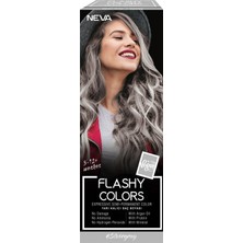 Neva Flashy Colors Yarı Kalıcı Saç Boyası Gümüş - Silver Gray