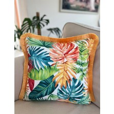 Tuğçe Demir Home Desıgn Devetabanı Desen Dekoratif Kırlent İç Dolgulu 43X43