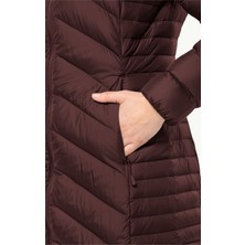 Jack Wolfskin Tundra Down Coat W Mor Kadın Mont