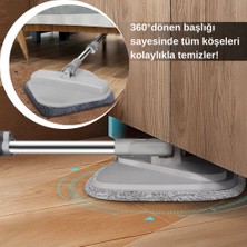 Yui TB500X 1.7 Litre Xxl Temiz Su ve Kirli Su Ayıran Otomatik Temizlik Seti +Yedek Mop