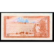 Urlanumis Kenya 5 Shillingi 1978 Çil Banknot