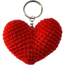 Uretti - Cigdem 1234 Amigurumi Kalp Anahtarlık