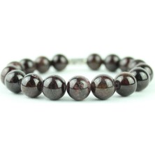 Lal (Garnet) Taşı Doğal Taş Bileklik – 10 mm