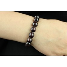 Lal (Garnet) Taşı Doğal Taş Bileklik – 10 mm