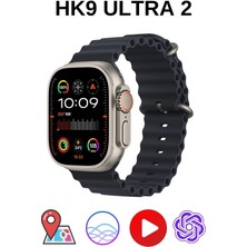 Qifit Watch 9 Ultra Akıllı Saat Hk9 Ultra2 Tüm Telefonlara Uyumlu Gps Aktif Amoled Ekran