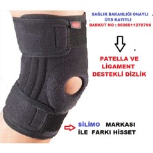  Menisküs Ağrıları Için Patella Destekli Fleksible Balenli Dizlik Ligament Destekli Iç ve Yan Bağ