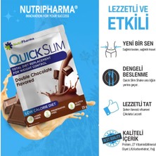 NUTRIPHARMA Quick Slim Yüksek Proteinli Öğün Tozu, Çikolatalı 1 Saşe (23g)