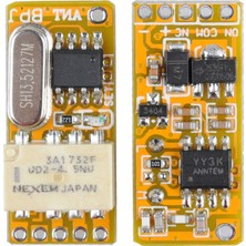 Sourcingasia Dc 3.7V 4.5V 5V 6V 7.4V 9V 12V Rf Kapı Erişim Kontrol Sistemi Mini Küçük Hacimli Kablosuz Elektrik Kontrol Kilit Düğmesi (Yurt Dışından)