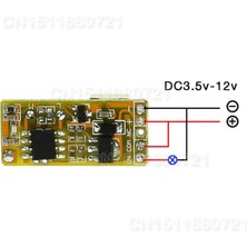 Sourcingasia Dc 3.7V 4.5V 5V 6V 7.4V 9V 12V Rf Kapı Erişim Kontrol Sistemi Mini Küçük Hacimli Kablosuz Elektrik Kontrol Kilit Düğmesi (Yurt Dışından)