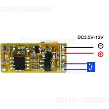 Sourcingasia Dc 3.7V 4.5V 5V 6V 7.4V 9V 12V Rf Kapı Erişim Kontrol Sistemi Mini Küçük Hacimli Kablosuz Elektrik Kontrol Kilit Düğmesi (Yurt Dışından)