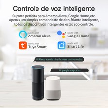 Sourcingasia 16A Wifi Akıllı Fiş Brezilya Soket Güç Çıkışı Wifi Anahtarı Ses Kontrolü Güç Monitörü Alexa Google Ev Asistanı Için (Yurt Dışından)