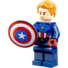 LEGO Marvel - Captain America With Shield Orijinal Minfigür