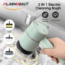 Guangdong Spirit Iflashdeal Elektrikli Temizleme Fırçası Ev Temizleme Fırçası Elektrikli Kablosuz Temizleme Fırçası El Temizleme Fırçası Mutfak Banyo Için Çok Fonksiyonlu Temizleme Fırçası (Yurt Dışından)