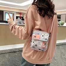 Jingyikeji Snoopy Kız Erkek Omuz Askılı Çanta Cep Telefonu Çantası Sevimli 2023 Yeni Kadın Bozuk Para Cüzdanı Çocuk Çapraz Vücut Çanta (Yurt Dışından)