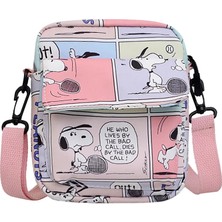 Jingyikeji Snoopy Kız Erkek Omuz Askılı Çanta Cep Telefonu Çantası Sevimli 2023 Yeni Kadın Bozuk Para Cüzdanı Çocuk Çapraz Vücut Çanta (Yurt Dışından)