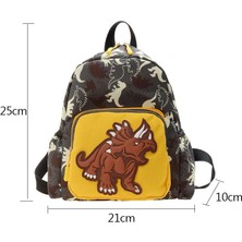 Jingyikeji Karikatür Dinozor Çocuk Sırt Çantaları Yüksek Kapasiteli Anaokulu Schoolbag Anti-Kayıp Çanta Erkek Okul Çantaları Ayarlanabilir Çocuk Sırt Çantası (Yurt Dışından)