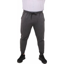 Moc Grande Büyük Beden Basic Eşofman Altı Full Lycra 11516 Antrasit Melanj