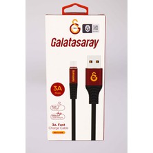 GALATASARAY ORJINAL LİSANSLI Data+Sarj Kablosu KBL-1905 3A Micro Usb 1MT