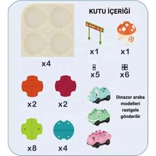 Hestinya Toys Dinozor Serisi Mantıksal Yol Yapım Oyunu Eğitici Oyuncak Zeka Geliştirme Stem Puzzle Kodlama Eğitimi