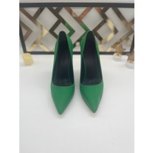 Eylül’s Shoes Kadın Yeşil Stiletto Ayakkabı