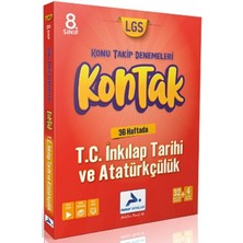 Paraf Yayınları 8. Sınıf T.C. İnkılap Tarihi ve Atatürkçülük Kontak Konu Takip Denemeleri Paraf Yayınları Yayın