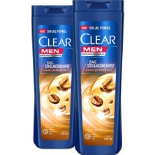Clear Men Kepeğe Karşı Etkili Şampuan Saç Dökülmesine Karşı Kahve Çekirdeği Özü 350 ml X2 Adet