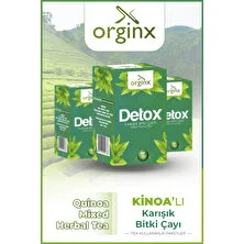 Orginx Kinoa Detox Form Çayı & Özel Karışımlı Zayıflama' Yardımcı Çay 30lu Süzen Poşet