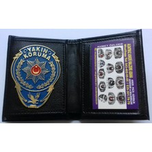 Aldatmaz Yakın Koruma Rozetli Cüzdanı,+1rozet Satınal-Sıvıle Satılmaz-Sadece,yakın Koruma Kımlık Kartlı Personel Alabilir