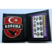 Aldatmaz Yakın Koruma Rozetli Cüzdanı,+1rozet Satınal-Sıvıle Satılmaz-Sadece,yakın Koruma Kımlık Kartlı Personel Alabilir