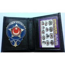 Aldatmaz Yakın Koruma Rozetli Cüzdanı,+1rozet Satınal-Sıvıle Satılmaz-Sadece,yakın Koruma Kımlık Kartlı Personel Alabilir