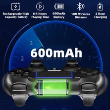 Hobimtek Wireless Kablosuz Oyun Kolu Bluetooth Joystick Gamepad Pc Ps4 Laptop Windows Playstation 4