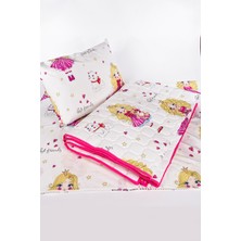 Barbie Takım Tek Kişilik Genç Kız Ve Çocuk Için Pike(CAPİTONE) Çarşaf Ve Yastık Kılıfı Takımı