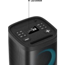 Torima D18 Taşınabilir Kablosuz Bluetooth Hoparlör Siyah