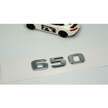 Dk Benz 650 Brabus Bagaj Krom Abs 3m 3D Yazı Logo