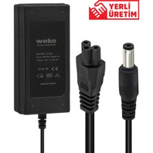 Weko 12 Volt - 5 Amper 5.5*2.5 Uçlu Yerli Üretim Plastik Kasa Masaüstü Adaptör