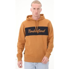 Timberland TB0A6FKMP471 Timberland Ls Cursive Hoodie Sweatshirt Regular Erkek Sweatshirt Kahve