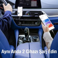 Coofbe Turbo Şarj Akım Korumalı 48W Araç Şarjı USB +Type-C Girişli Qc3.0 Araç Çakmaklık Şarj Başlığı