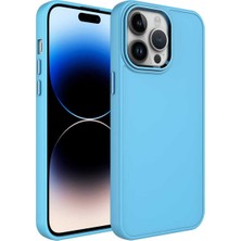 Udilla Apple iPhone 13 Pro Kılıf Metal Çerçeve ve Buton Tasarımlı Silikon Zore Luna Kapak