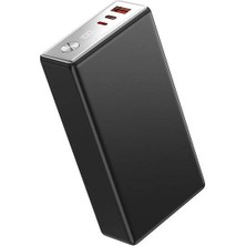 Wiwu WI-P006 Rock LED Ekranlı Taşınabilir Powerbank Pd 20W 20000MAH Siyah